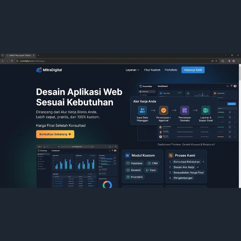 Aplikasi Web Sesuai Kebutuhan